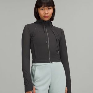 Lululemon Mesh Hooded Define Cropped Jacket
